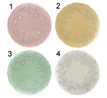 Cтеклянное блюдо  Ø 33 cм стоимость за 1шт (Нужный вариант указать в комментарии) асс. 4 SPRING GLASS