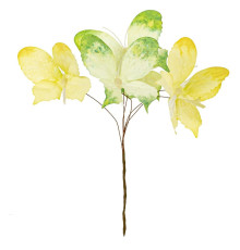 Ветка искусственная, L12 W7 H25 см