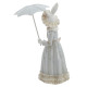 Фигурка декоративная "Зайчиха с зайчонком", L15,5 W12 H20,5 см