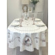 Cкатерть BLOOMIA CHARLOTTE Артикул - БШАР овал 145*250, размер - овал 145*250
