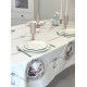 Cкатерть BLOOMIA CHARLOTTE Артикул - БШАР овал 145*250, размер - овал 145*250