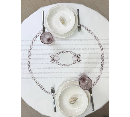 Cкатерть BLOOMIA CHARLOTTE Артикул - БШАР Ф150, размер - круг д.150