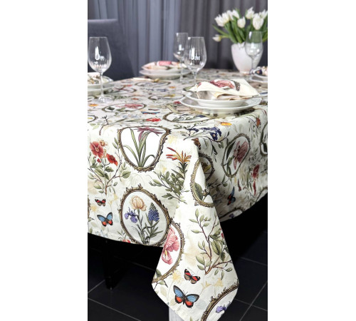 Cкатерть BLOOMIA BOTANICA Артикул - ББОТ 145*350, размер - 145*350