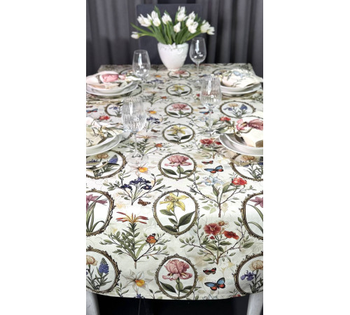 Cкатерть BLOOMIA BOTANICA Артикул - ББОТ 145*350, размер - 145*350