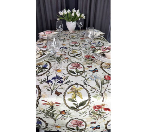 Cкатерть BLOOMIA BOTANICA Артикул - ББОТ 145*350, размер - 145*350