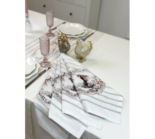 Салфетка BLOOMIA CHARLOTTE Артикул -БШАР 40*40, размер - 40*40