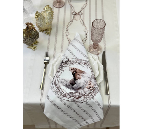 Салфетка BLOOMIA CHARLOTTE Артикул -БШАР 40*40, размер - 40*40