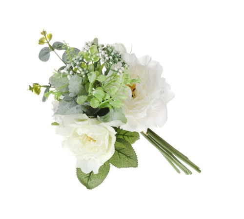 103-139 Иск.цветы - букет (белый) (12)