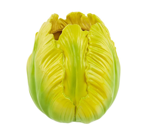 838-534 Декоративная ваза "Тюльпан" (желто-зелен)(2)