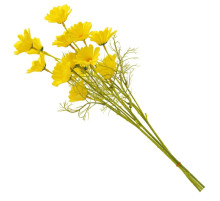 Цветы искусственные "Букет Хризантем из 3шт", L15 W15 H50 см