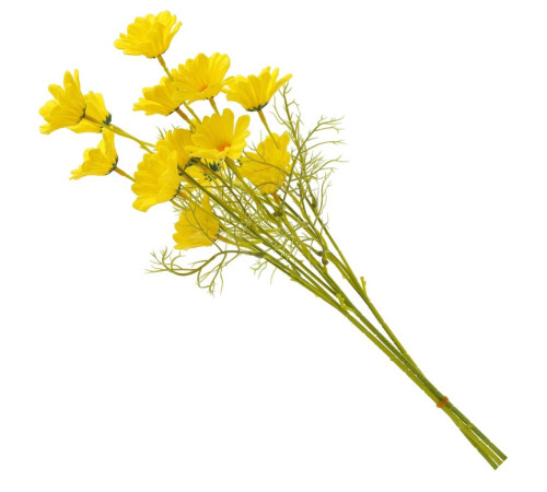 Цветы искусственные "Букет Хризантем из 3шт", L15 W15 H50 см