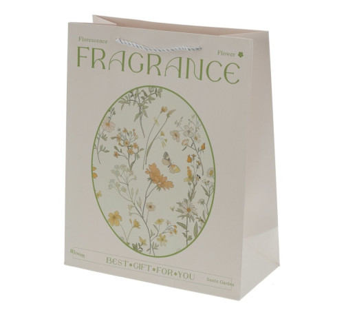 Пакет подарочный M (бумага 205г/м2, блок 12шт), L26 W12 H32 см