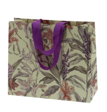 Пакет подарочный M (бумага 250г/м2, блок 12шт), L30 W12 H26 см