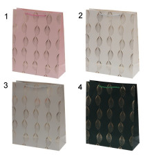 Пакет подарочный M (бумага 210г/м2, блок микс 12шт) стоимость за 1шт (Нужный вариант указать в комментарии), L25,5 W10 H32 см, 4в.