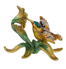 Шкатулка "Колибри", L9 W8 H7 см