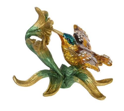 Шкатулка "Колибри", L9 W8 H7 см