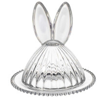 БЛЮДО СЕРВИРОВОЧНОЕ С КРЫШКОЙ "RABBIT FAMILY" 19,3*19,3*19 СМ