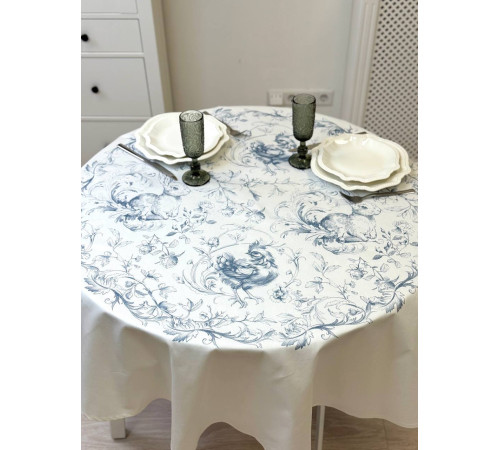 Cкатерть BLOOMIA BEATRICE Артикул - ББЕТ Ф150, размер - круг д.150