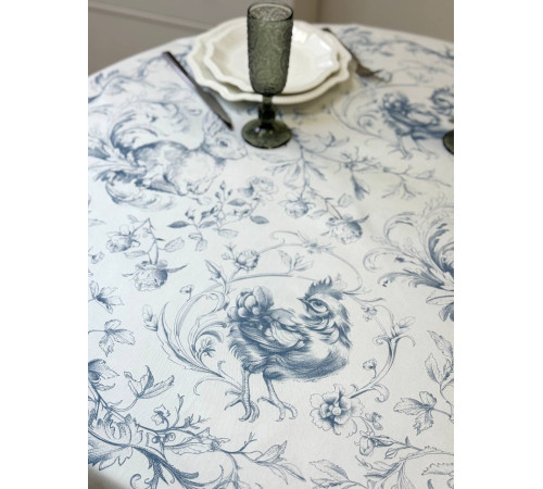 Cкатерть BLOOMIA BEATRICE Артикул - ББЕТ Ф150, размер - круг д.150