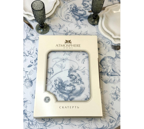 Cкатерть BLOOMIA BEATRICE Артикул - ББЕТ Ф150, размер - круг д.150