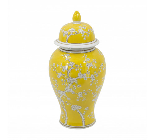 Декоративная ваза с крышкой. 25.5*25.5*49.5см.