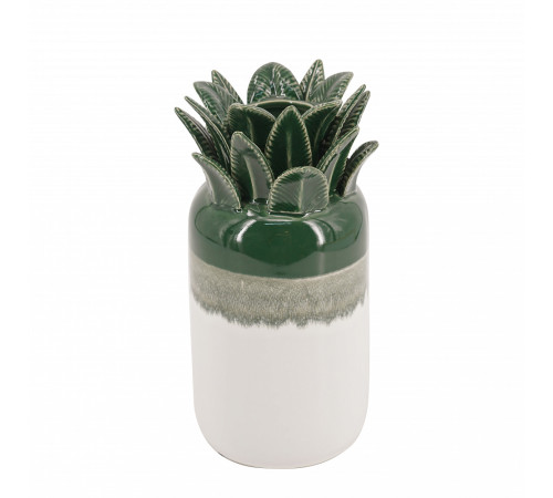 Декоративная ваза "Ананас". 12.5X12.5X25см.