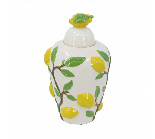 Декоративная ваза "Лимоны". 22*22*37.5см.