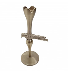 Подсвечник "Птичка". 11.5X8.3X20.3см.