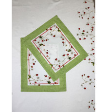 Набор ковриков на стол STRAWBERRY FIELD - 2 шт,Артикул - 21STк2-35*43, размер - 35*43