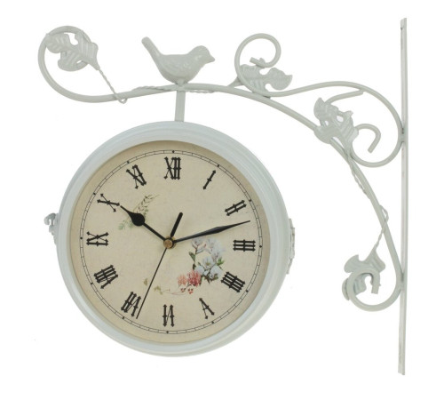 Часы настенные декоративные двусторонние (2xАА н/п), L31 W8,5 H31 см