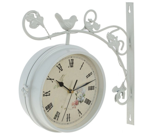 Часы настенные декоративные двусторонние (2xАА н/п), L31 W8,5 H31 см