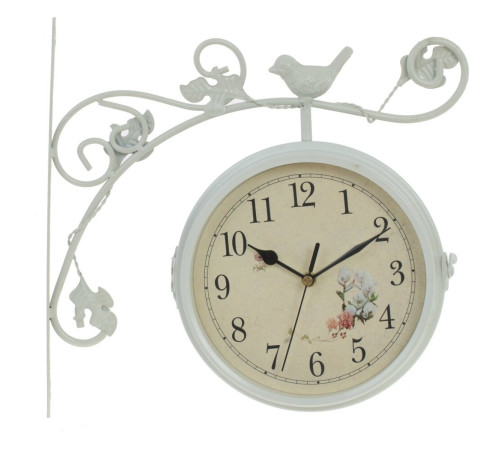 Часы настенные декоративные двусторонние (2xАА н/п), L31 W8,5 H31 см