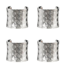 Набор из 4-х колец для салфеток, L11 W4,5 H11 см