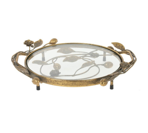 Поднос декоративный, L38 W31,5 H7,5 см