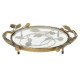 Поднос декоративный, L38 W31,5 H7,5 см