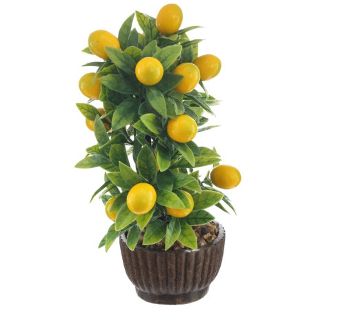 Дерево искусственное "Лимон", L20 W12 H26 см