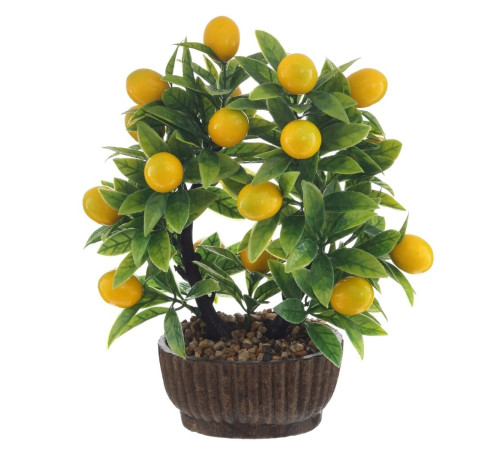 Дерево искусственное "Лимон", L20 W12 H26 см