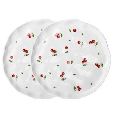 НАБОР ТАРЕЛОК ОБЕДЕННЫХ LEFARD "CHERRY" 2 ШТ. 25,5*2,5 СМ