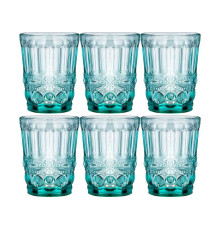 НАБОР СТАКАНОВ "СЕРПЕНТИНА" ИЗ 6ШТ. СЕРИЯ "MUZA COLOR" 270МЛ. / В=10 СМ