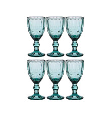 НАБОР РЮМОК "СЕРПЕНТИНА" ИЗ 6ШТ. СЕРИЯ "MUZA COLOR" 50МЛ. / В=10,5 СМ