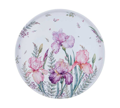 ПОДНОС СЕРВИРОВОЧНЫЙ AGNESS  "ИРИСЫ" 33Х2,1 СМ