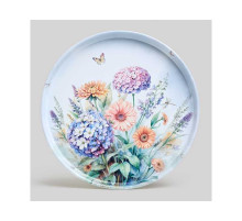 ПОДНОС СЕРВИРОВОЧНЫЙ AGNESS "FLORAL EDEN" 33*2,1 СМ