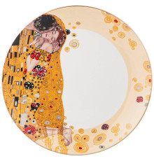 ТАРЕЛКА ОБЕДЕННАЯ LEFARD "ПОЦЕЛУЙ" (Г. КЛИМТ) 25,5 СМ, КРЕМОВАЯ