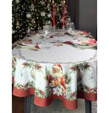 Cкатерть ATMOSPHERE HOME РОЖДЕСТВЕНСКАЯ ЯРМАРКА Артикул - РВЯ Ф150, размер - круг д.150
