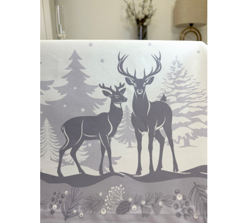 Скатерть ATMOSPHERE HOME Scandic прямоугольная, водоотталкивающая, артикул-СКН-145*250, размер 145*250, 100% хлопок, коробка картон