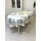 Скатерть ATMOSPHERE HOME Renaissance овальная, водоотталкивающая, артикул-РЕС-овал 168*250, размер овал 168*250, 100% хлопок, коробка картон