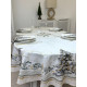 Скатерть ATMOSPHERE HOME Renaissance овальная, водоотталкивающая, артикул-РЕС-овал 145*220, размер овал 145*220, 100% хлопок, коробка картон