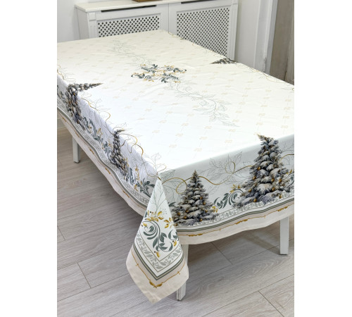 Скатерть ATMOSPHERE HOME Renaissance прямоугольная, водоотталкивающая, артикул-РЕС-168*350, размер 168*350, 100% хлопок, коробка картон