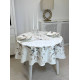 Скатерть ATMOSPHERE HOME Brilliance круглая, водоотталкивающая, артикул-БЛ-Ф150, размер круг 150, 100% хлопок, коробка картон