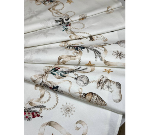 Скатерть ATMOSPHERE HOME Brilliance круглая, водоотталкивающая, артикул-БЛ-Ф150, размер круг 150, 100% хлопок, коробка картон